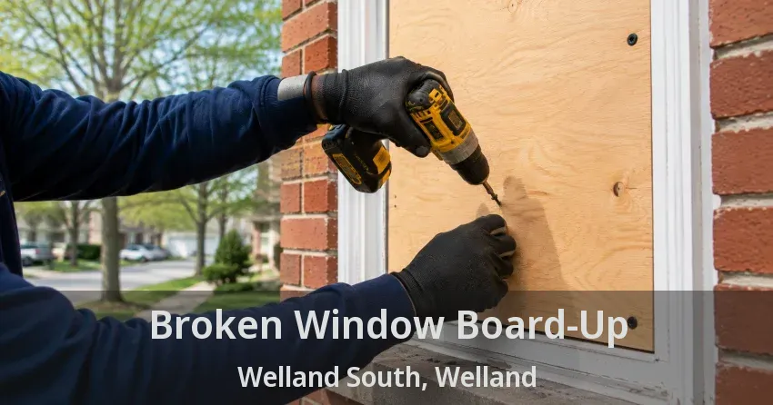 Broken Window Board-Up Welland South, Welland - ON