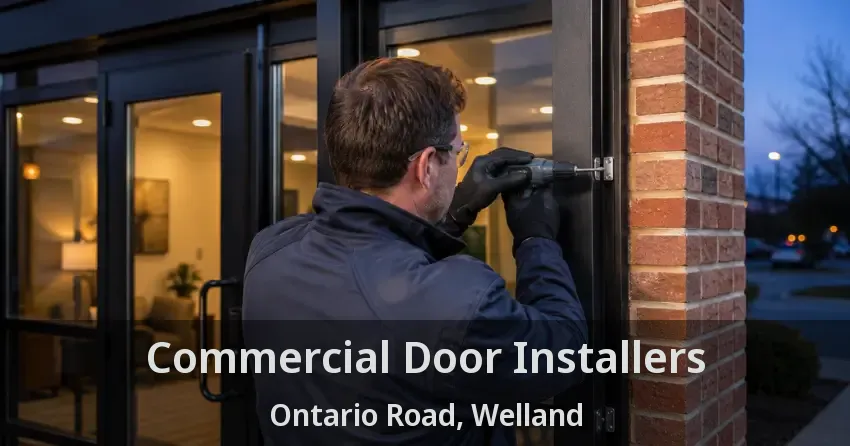 Commercial Door Installers Ontario Road, Welland - ON