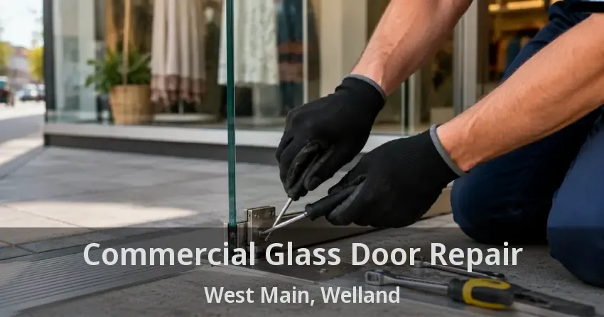 Commercial Glass Door Repair West Main, Welland - ON