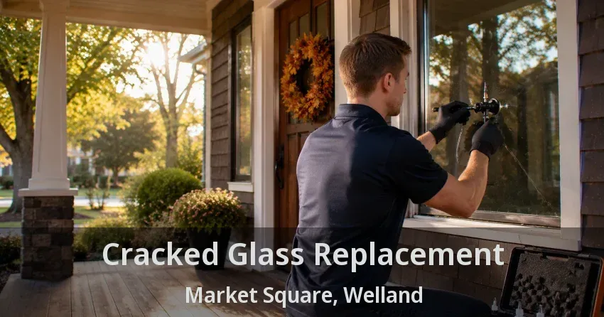 Cracked Glass Replacement Market Square, Welland - ON
