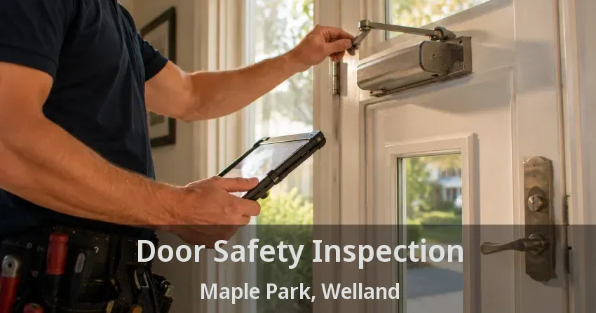 Door Safety Inspection Maple Park, Welland - ON