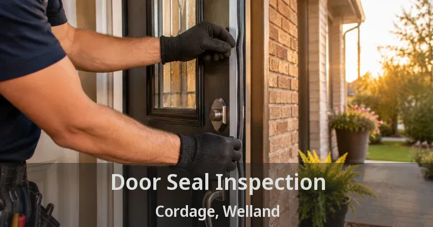 Door Seal Inspection Cordage, Welland - ON