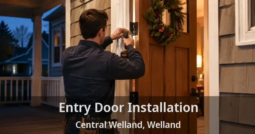 Entry Door Installation Central Welland, Welland - ON