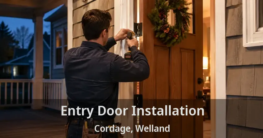 Entry Door Installation Cordage, Welland - ON