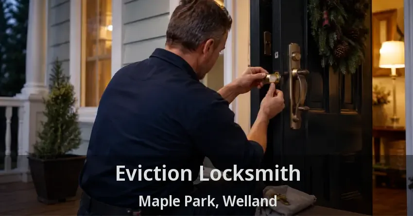 Eviction Locksmith Maple Park, Welland - ON