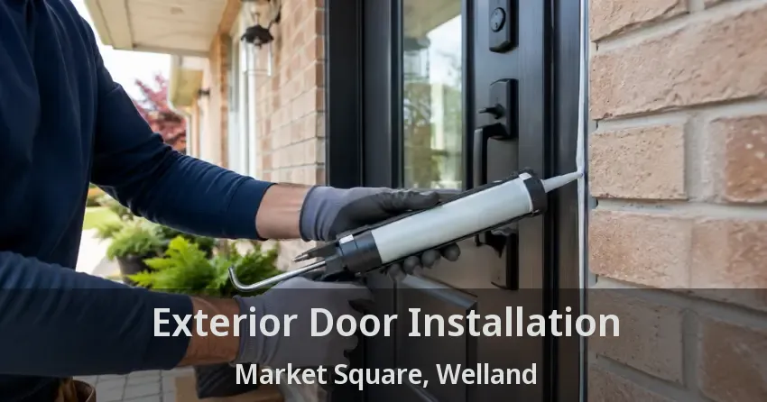 Exterior Door Installation Market Square, Welland - ON