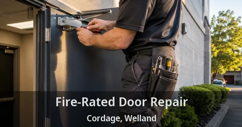 Fire-Rated Door Repair Cordage, Welland - ON