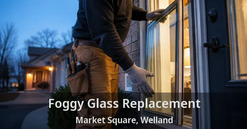 Foggy Glass Replacement Market Square, Welland - ON