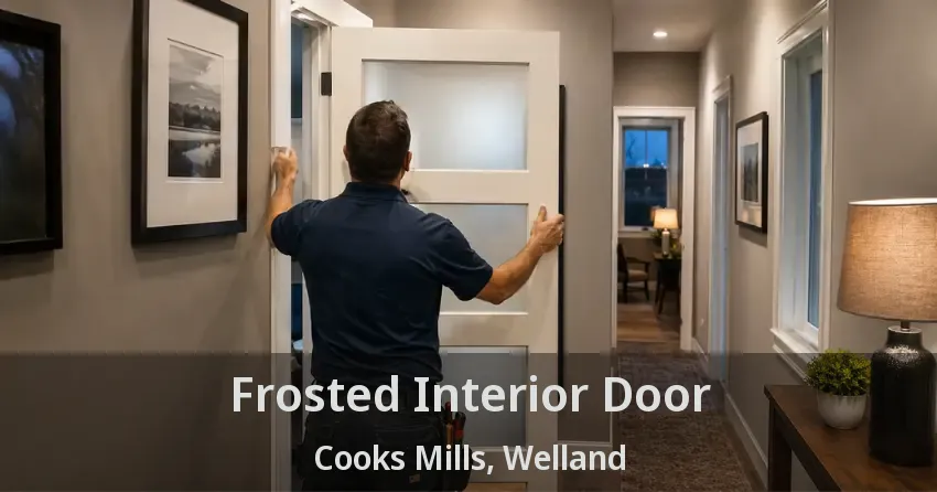 Frosted Interior Door Cooks Mills, Welland - ON