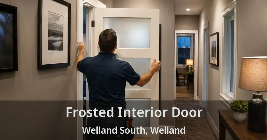Frosted Interior Door Welland South, Welland - ON