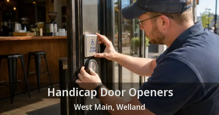 Handicap Door Openers West Main, Welland - ON