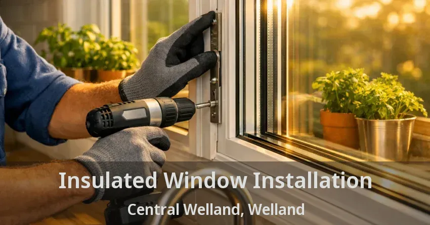 Insulated Window Installation Central Welland, Welland - ON