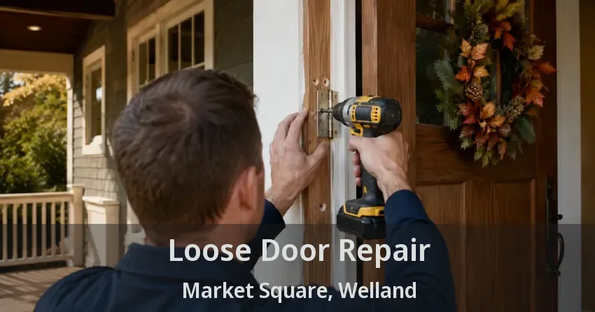 Loose Door Repair Market Square, Welland - ON