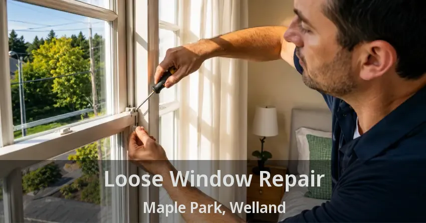 Loose Window Repair Maple Park, Welland - ON