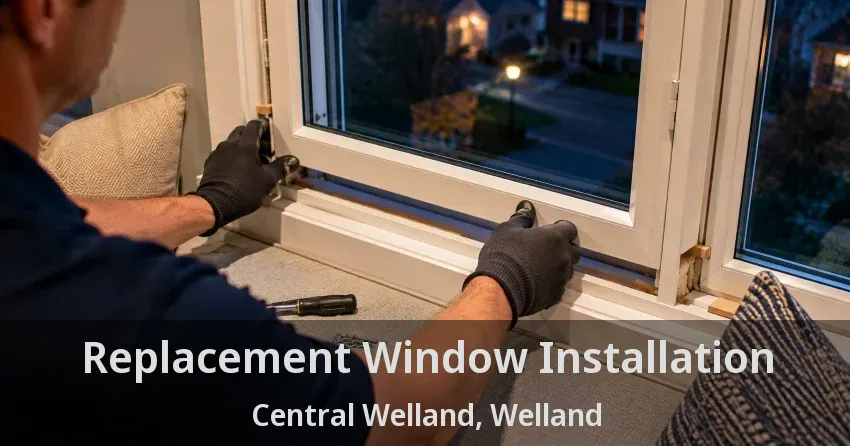 Replacement Window Installation Central Welland, Welland - ON