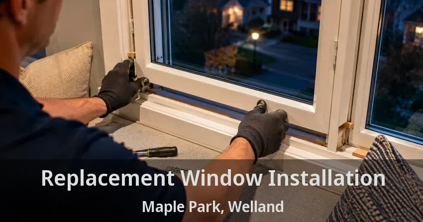 Replacement Window Installation Maple Park, Welland - ON