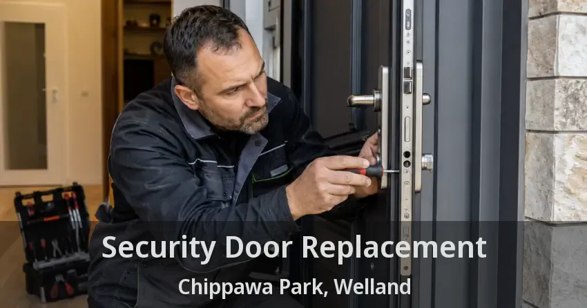 Security Door Replacement Chippawa Park, Welland - ON