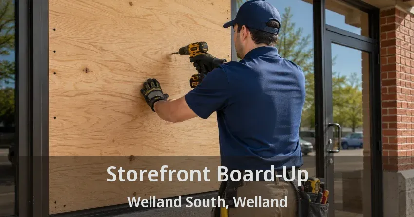 Storefront Board-Up Welland South, Welland - ON