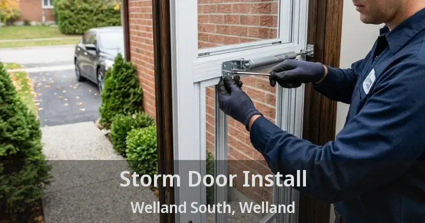 Storm Door Install Welland South, Welland - ON