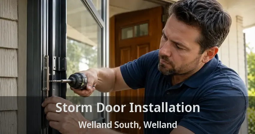 Storm Door Installation Welland South, Welland - ON