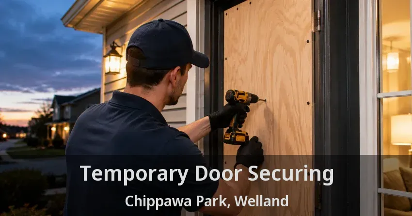 Temporary Door Securing Chippawa Park, Welland - ON