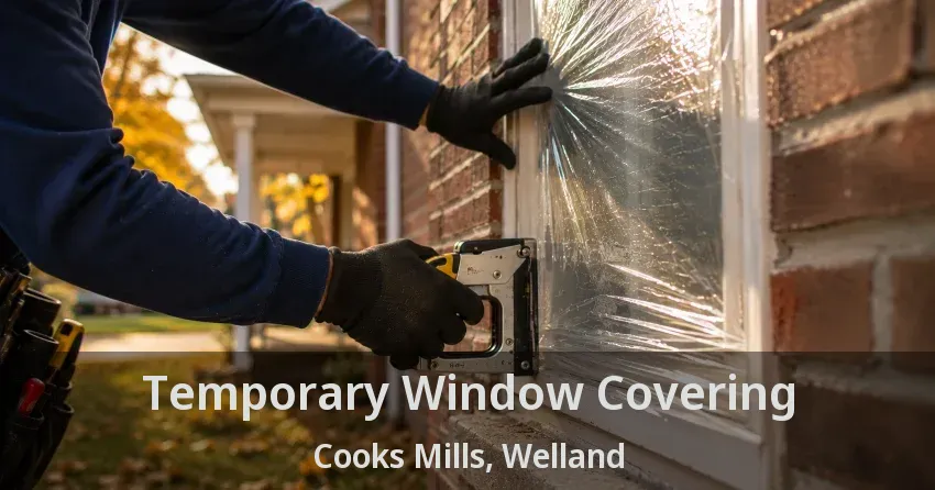 Temporary Window Covering Cooks Mills, Welland - ON