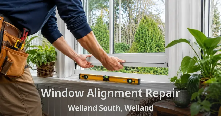 Window Alignment Repair Welland South, Welland - ON