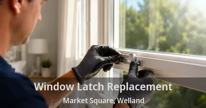 Window Latch Replacement Market Square, Welland - ON