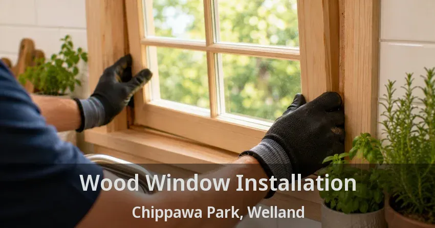 Wood Window Installation Chippawa Park, Welland - ON