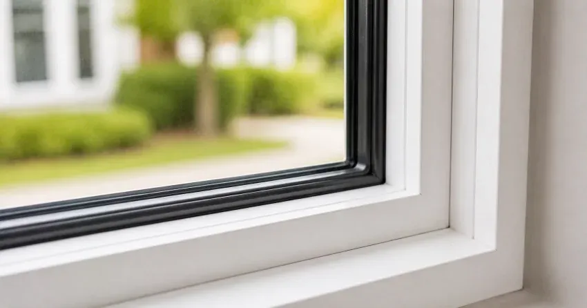 technician repairing window and door hardware in Central Welland, Welland home