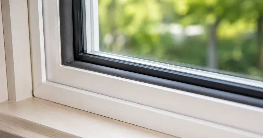 technician inspecting window weatherstripping for drafty window repair Seaway, Welland